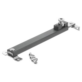 uxcell 1Pcs 13 Inches Window Hinges, Stainless Steel Casement Window Stays, Adjustable Friction Stay Hinges Window Brace with Screws, Dark Gray