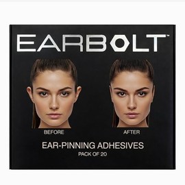 EARBOLT - Adhesivos para corregir orejas | Correctores cosméticos de orejas, paquete de 20