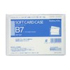 Kokuyo Card Case, Clear Case, Soft Type, PVC B7, Kuke-57