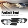 Pair of Fog Light Bezel Impact Resistant Strong Protection 25887505