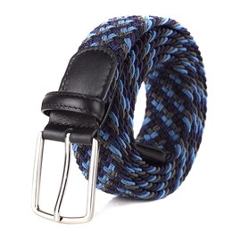 Giantsize Extra Long Belts For Men Big And Tall, Elastic Multicoloured E07, 36"-39" Waist Adjustable