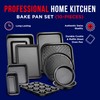 Baking Set – 10 Piece – Deluxe Non Stick Black