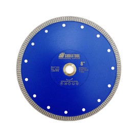 SHDIATOOL Diamond Saw Blade 8 Inch Cutting Disc Porcelain Tile Ceramic Granite Marble Brick