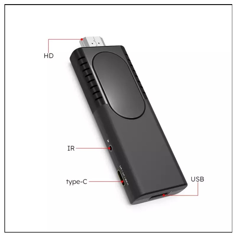 WF Android TV 10 U8 Stick 2GB 16GB Dual-Band Player