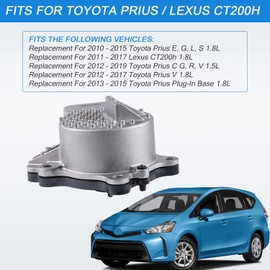 BUSIDN Electric Water Pump Assembly Replacement For Toyota Prius 2010-2015 Prius C Prius V Lexus CT200h 2011-2017 Replaces Number 161A0-29015 161A0-39015