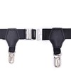 Mens Sock Garters Belt Adjustable 2-pack Sturdy Clip Suspenders