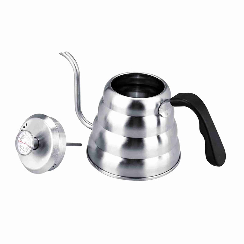 304 Stainless Steel Pour Over Coffee Gooseneck Kettle Teapot with