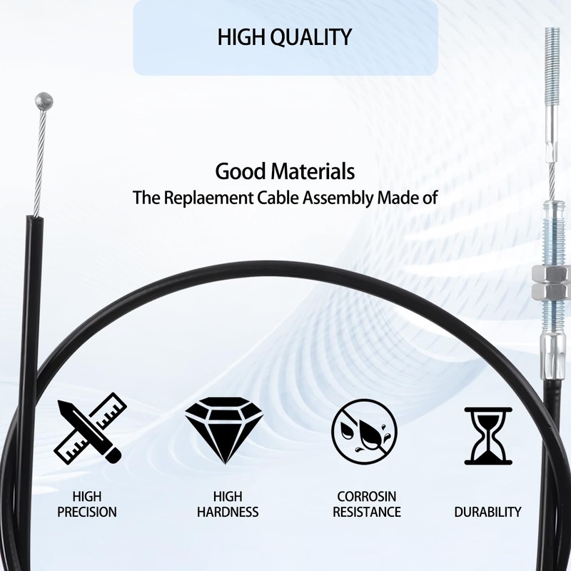 Aocies 53630 Tiller Cable Suitable for Earthquake Rear Tine Tillers