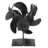 Wood Stove Fan 6 Blades Heat Powered Burning Fireplace Fan