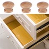 Wooden Knobs Cabinet Furniture Drawer Knobs Pulls Handles with Screw