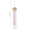 4PCS Glass Pearl Jellyfish Pendant Xmas Tree Hanging Ornaments for