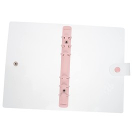 jojofuny Binder Cover Reusable Notebook Shell for Document Organization Portable Loose Leaf Folder for School Office and Travel with Snap Closure