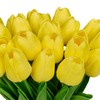 Relaxdays Artificial Tulips 24 Artificial Flowers Like Real Decorative Artificial