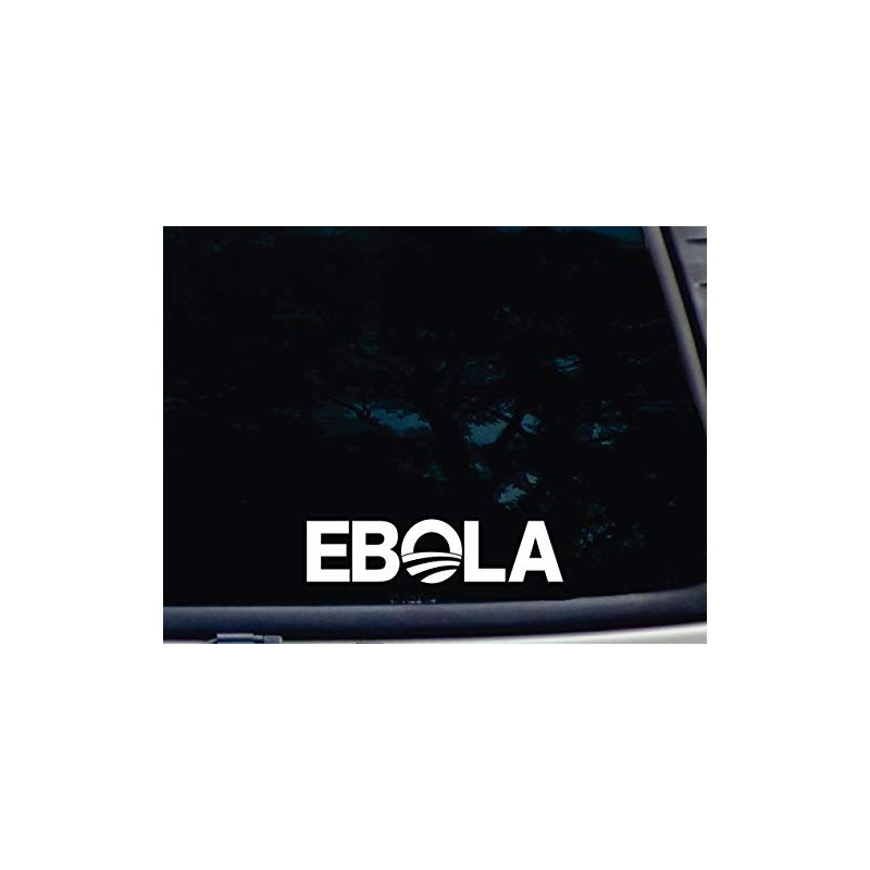 Ebola - 8" x 2" die Cut Vinyl Decal for