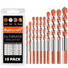 Masonry Drill Bits Set for Tile, Brick, Cement, Concrete, Glass,