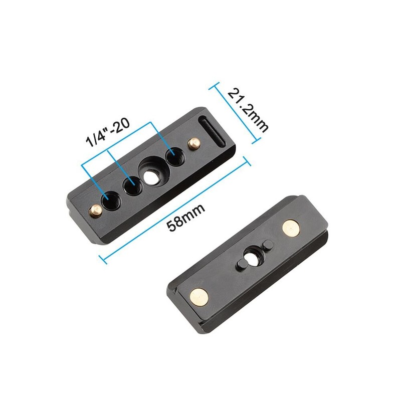 CAMVATE NATO Rail Quick Release 58 mm for SmallHD 700