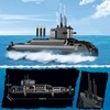 Amoyasite Nuclear Submarine Building Set, 1498 Pcs WWII Military Military