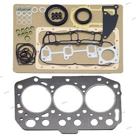 3TNM72 Engine Full Gasket Kit with Head Gasket Compatible with Yanmar 3TNM72 3 Cylinder Engine