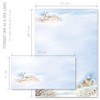 Writing Paper Set 40 Pieces Winter Landscape Nature and Landscape