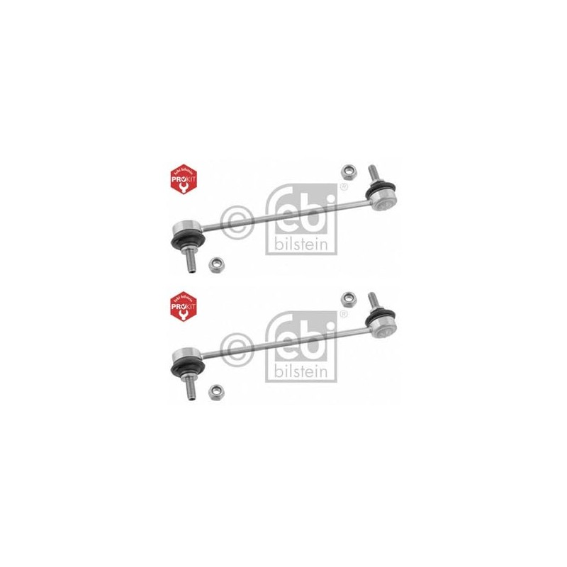 febi bilstein 23257 Connecting Rod with Locking Nuts, 1 Piece,