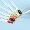 ATOMUS 100pcs Transparent Nail Display Nail Tips Nail Art Tips
