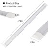 Jazoctig 4-Pack 4FT LED Batten, Close to Ceiling Light fixtures,