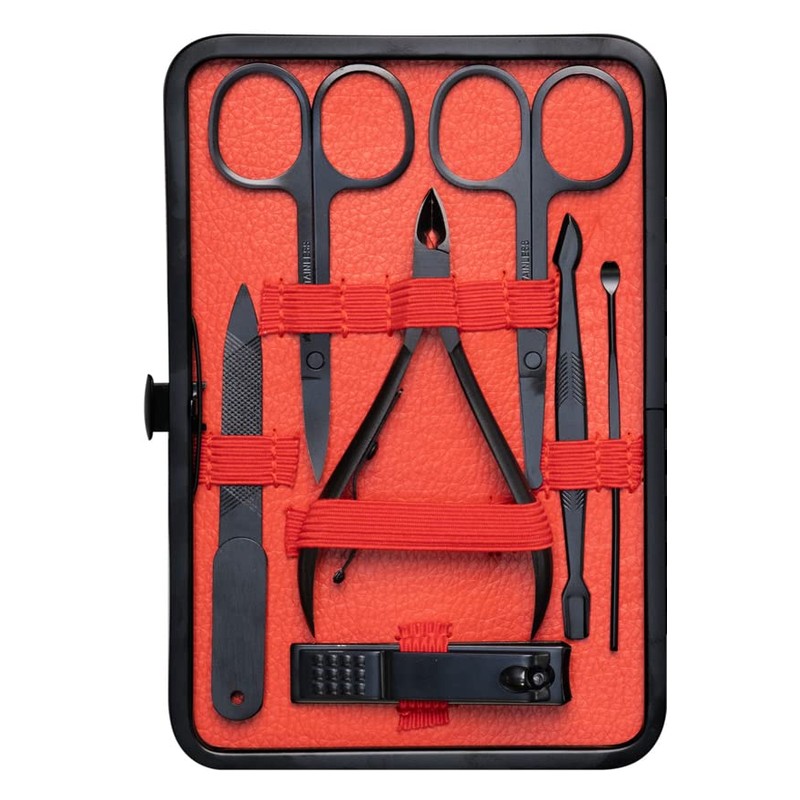 Aba Group Nail Scissors Set 18 Tools - Manicure Set