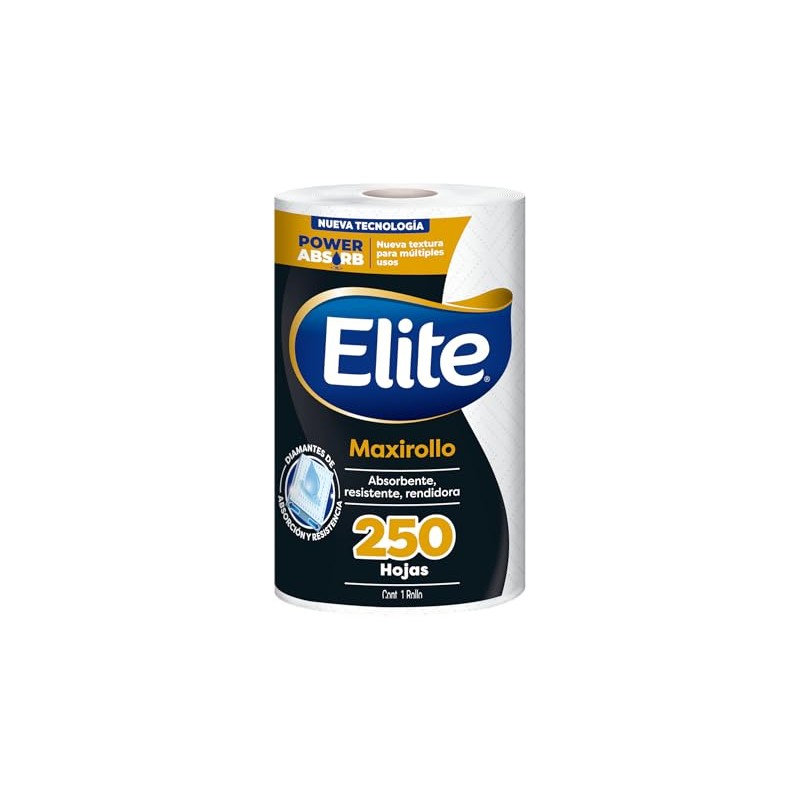Elite Toalla de Papel Maxirollo 250 Hojas Dobles