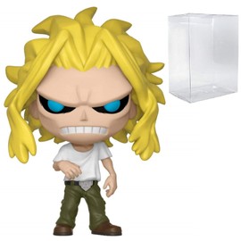 Funko POP My Hero Academia - All Might (Weakened) Pop! Vinyl Figure (Bundled with Compatible Pop Box Protector Case), Multicolor, 3.75 inches
