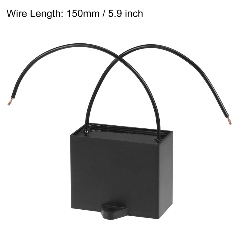uxcell Ceiling Fan Capacitor CBB61 15uF 350V AC 2 Wires