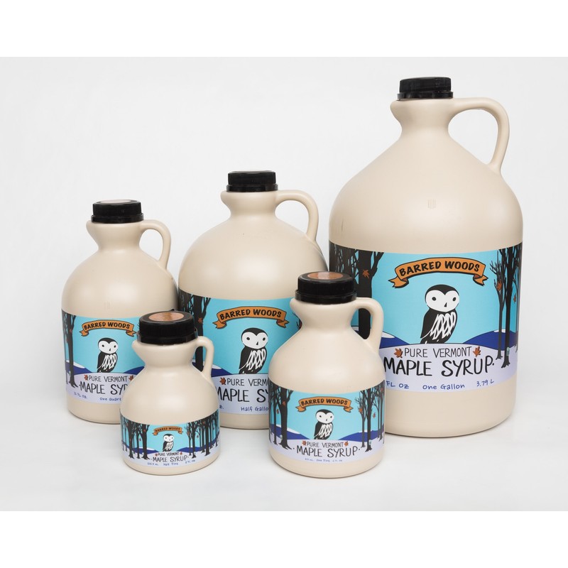 Barred Woods Vermont Maple Syrup - Grade A Amber Rich,