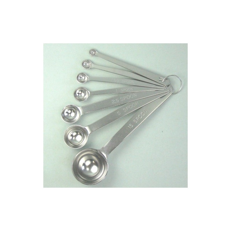Nagao 18-8 Stainless Steel Extra Thick Measuring Spoons, Set of