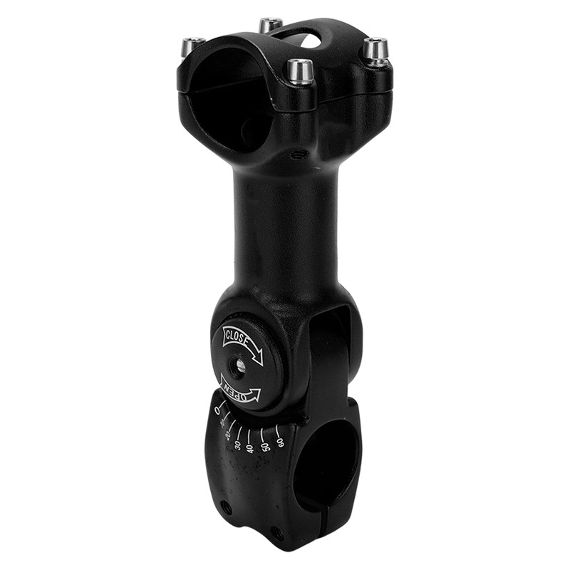 LeBycle Bike Stem 31.8x110mm 60 Degree Adjustable Mountain Bike Handlebar