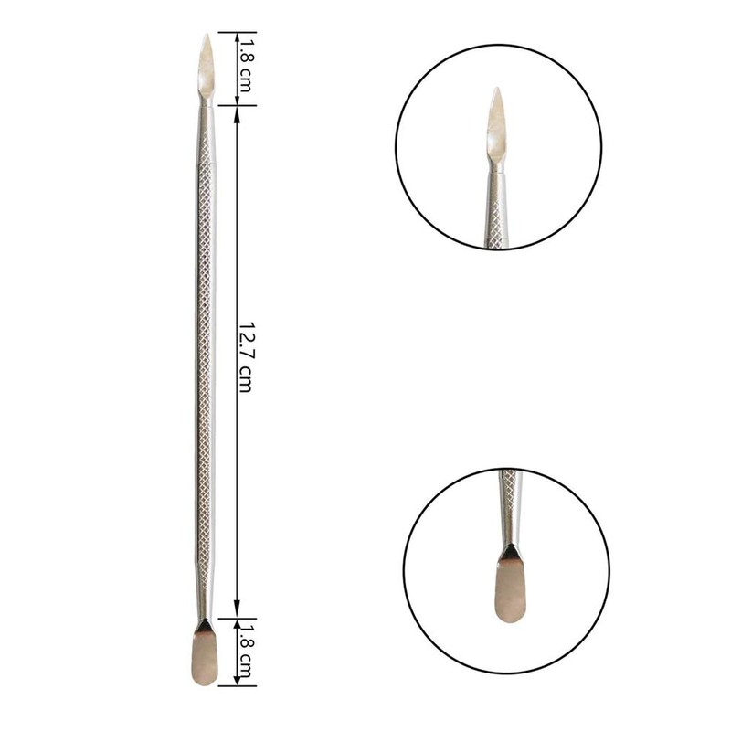 Spatula Set, Metal Spatula, Spatula Tool, Handcraft Rod, Double-Ended Type,