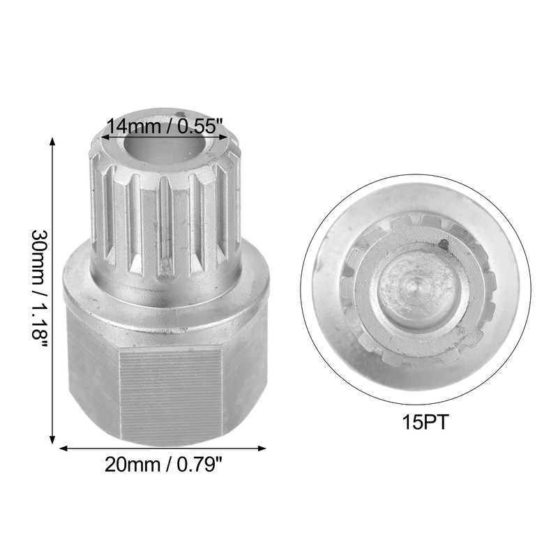 A ABSOPRO Anti-Theft Wheel Lock Wheel Nut Screw Removal Key