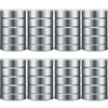 Jadive 8 Pcs Empty Coffee Cans with Lids Metal Tin