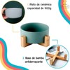 Ceramic Dog Cat Bowl Multipurpose Large Capacity Pet Bowl with