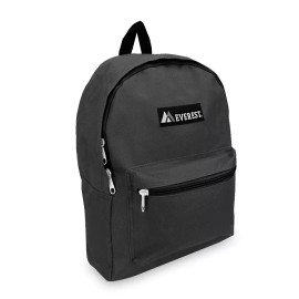 Everest Unisex Basic 15" Backpack CHARCOAL