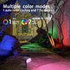 Sublume Solar Color Changing RGB Spot Lights Outdoor, 2 Pack