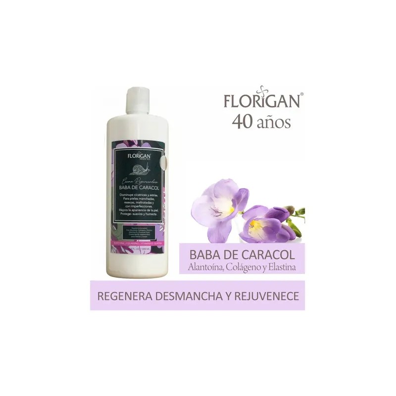 Crema Liquida 1lt Emulación De Baba De Caracol. 5 Piezas