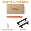 Probrico 10 Pack 2.5" Hole Center Kitchen Cabinet Handles, Euro