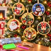 6PCS Kit de Pintura con Diamantes de Perlas para Navidad