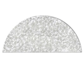 Autotech Park Precut Custom Arched Window Film, Pattern Texture Design, up to 64 inches Diameter and 33 inches Height