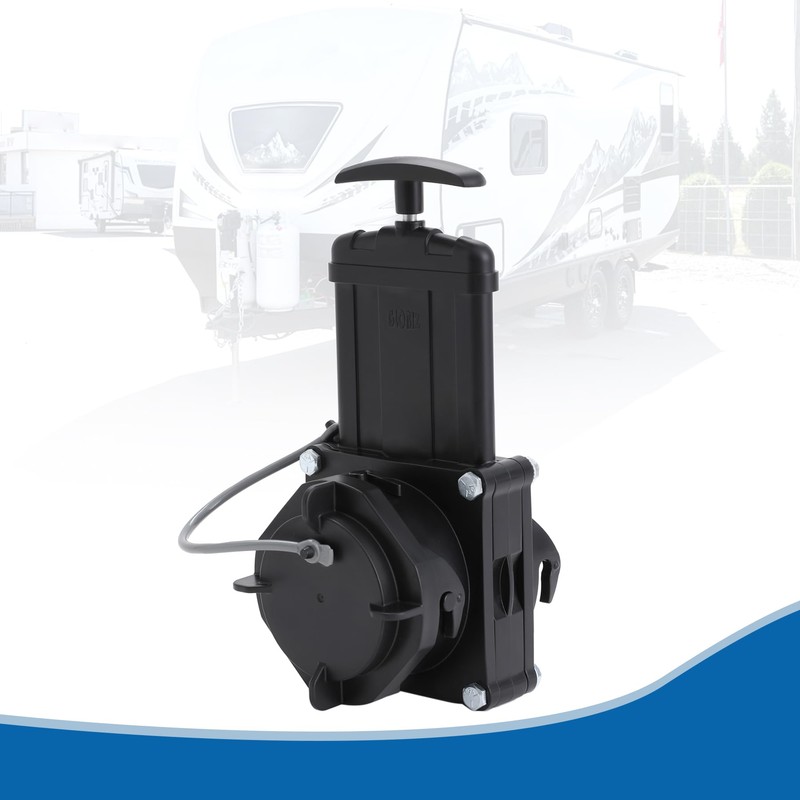 GLOBIZ Short Bayonet Hook Twist-On Waste Valve RV Gate Valve