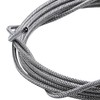KHLESBY 20 Ft Braided Shielded Push-Back Cloth Metal Color Wire
