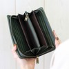 Anon SLG2648 Goat Leather, Bag Sewing Round Zipper Long Wallet