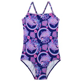 Trajes de baño coloridos para niñas, con protección solar UPF 50 + sin mangas para niños pequeños