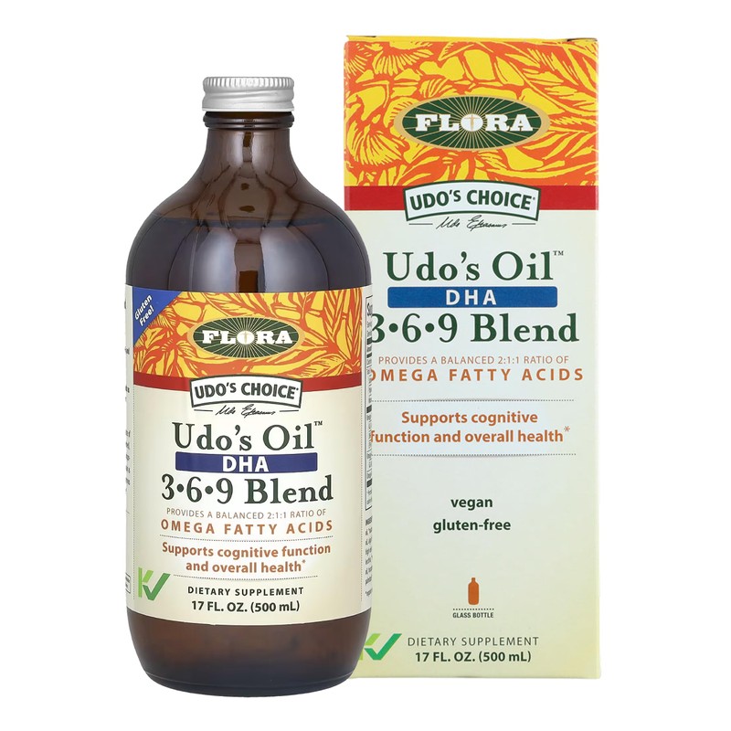 Flora Udo's Oil DHA 3-6-9 - Líquido mezclador, 17 Fl