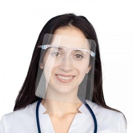 안경형 페이스쉴드 안면보호 투명 위생 마스크 (WFJUXP1) Glasses-Type Face Shield Transparent Hygienic Mask (WFJUXP1)