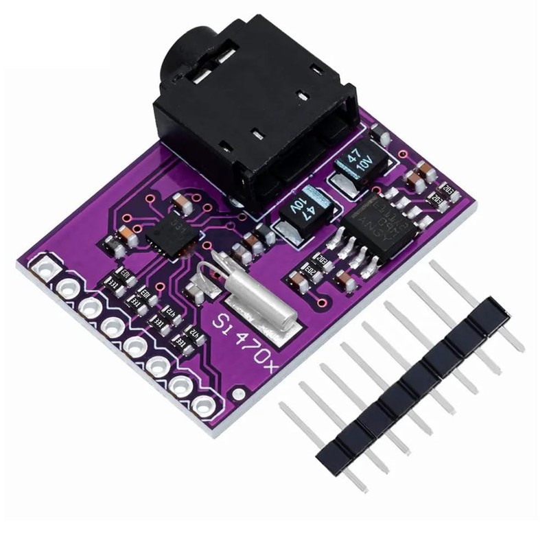 Si4703 RDS FM Radio Tuner Evaluation Breakout Module for Arduino